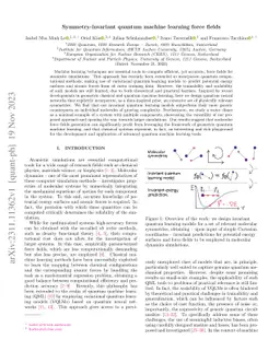 Symmetry-invariant quantum machine learning force fields
