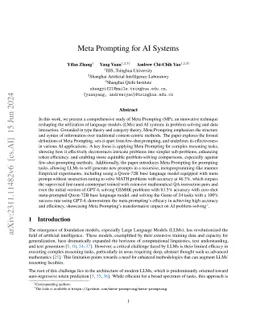 Meta Prompting for AI Systems