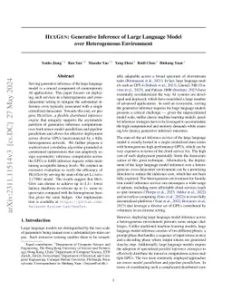 HexGen: Generative Inference of Large Language Model over Heterogeneous
  Environment
