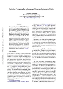 Exploring Prompting Large Language Models as Explainable Metrics