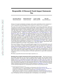 Responsible AI Research Needs Impact Statements Too