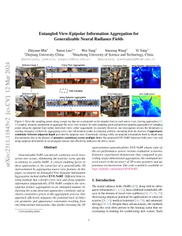 Entangled View-Epipolar Information Aggregation for Generalizable Neural
  Radiance Fields
