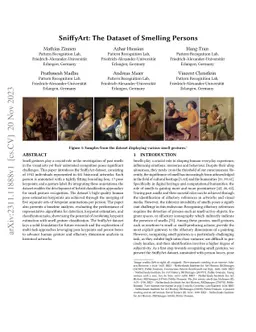 SniffyArt: The Dataset of Smelling Persons