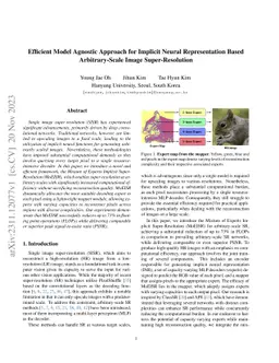 Balancing Efficiency and Quality: MoEISR for Arbitrary-Scale Image Super-Resolution