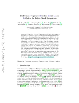 FrePolad: Frequency-Rectified Point Latent Diffusion for Point Cloud
  Generation