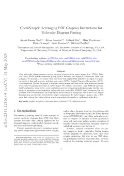 ChemScraper: Leveraging PDF Graphics Instructions for Molecular Diagram Parsing