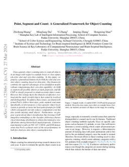 Point, Segment and Count: A Generalized Framework for Object Counting