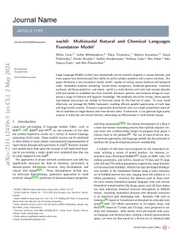 nach0: Multimodal Natural and Chemical Languages Foundation Model