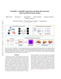 TouchSDF: A DeepSDF Approach for 3D Shape Reconstruction using
  Vision-Based Tactile Sensing