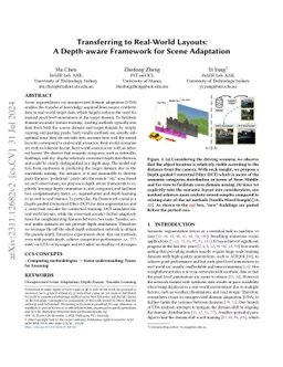 Transferring to Real-World Layouts: A Depth-aware Framework for Scene
  Adaptation