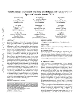 TorchSparse++: Efficient Training and Inference Framework for Sparse
  Convolution on GPUs