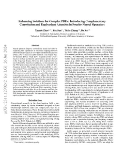 Local Convolution Enhanced Global Fourier Neural Operator For Multiscale
  Dynamic Spaces Prediction