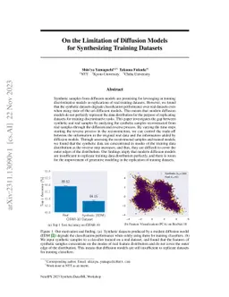 On the Limitation of Diffusion Models for Synthesizing Training Datasets