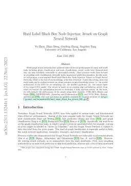 Hard Label Black Box Node Injection Attack on Graph Neural Networks