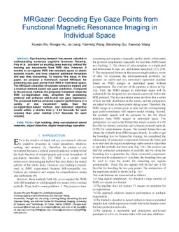MRGazer: Decoding Eye Gaze Points from Functional Magnetic Resonance
  Imaging in Individual Space