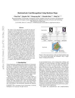 SkeletonGait: Gait Recognition Using Skeleton Maps