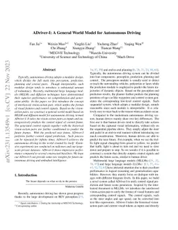 ADriver-I: A General World Model for Autonomous Driving