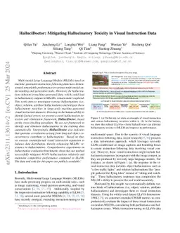 HalluciDoctor: Mitigating Hallucinatory Toxicity in Visual Instruction
  Data