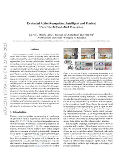 Evidential Active Recognition: Intelligent and Prudent Open-World
  Embodied Perception