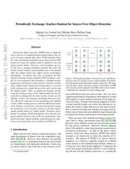 Periodically Exchange Teacher-Student for Source-Free Object Detection