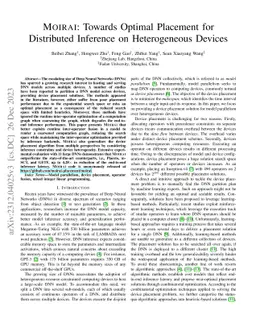 Moirai: Towards Optimal Placement for Distributed Inference on
  Heterogeneous Devices