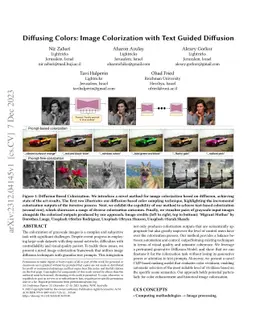 Diffusing Colors: Image Colorization with Text Guided Diffusion