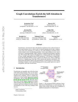 Graph Convolutions Enrich the Self-Attention in Transformers!