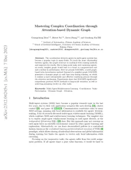Mastering Complex Coordination through Attention-based Dynamic Graph