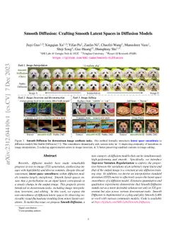 Smooth Diffusion: Crafting Smooth Latent Spaces in Diffusion Models