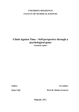 Climb Against Time -- Self-perspective through a psychological game