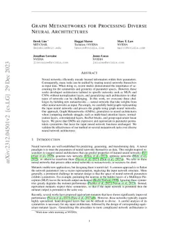 Graph Metanetworks for Processing Diverse Neural Architectures