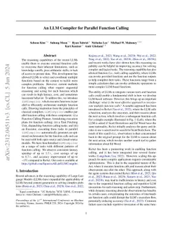 An LLM Compiler for Parallel Function Calling
