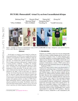 PICTURE: PhotorealistIC virtual Try-on from UnconstRained dEsigns