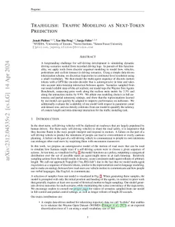 Trajeglish: Traffic Modeling as Next-Token Prediction