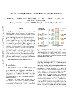 GenDeF: Learning Generative Deformation Field for Video Generation