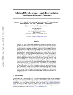 Relational Deep Learning: Graph Representation Learning on Relational
  Databases