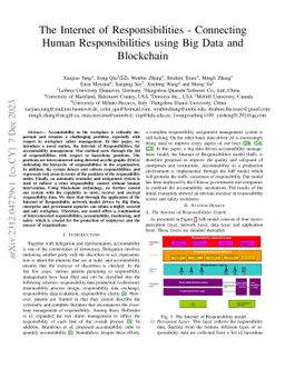 The Internet of Responsibilities-Connecting Human Responsibilities using
  Big Data and Blockchain