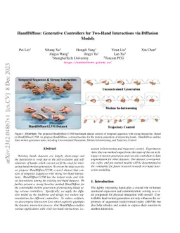 HandDiffuse: Generative Controllers for Two-Hand Interactions via Diffusion Models