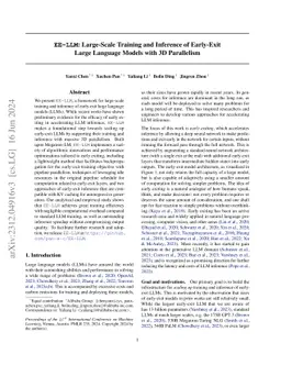 EE-LLM: Large-Scale Training and Inference of Early-Exit Large Language
  Models with 3D Parallelism