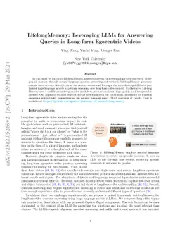 LifelongMemory: Leveraging LLMs for Answering Queries in Long-form
  Egocentric Videos