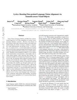 Lyrics: Boosting Fine-grained Language-Vision Alignment and
  Comprehension via Semantic-aware Visual Objects