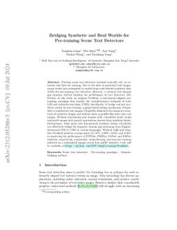 Bridging Synthetic and Real Worlds for Pre-training Scene Text Detectors