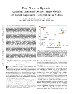 From Static to Dynamic: Adapting Landmark-Aware Image Models for Facial
  Expression Recognition in Videos