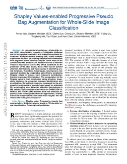 Shapley Values-enabled Progressive Pseudo Bag Augmentation for Whole
  Slide Image Classification