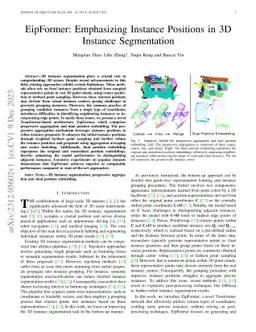 EipFormer: Emphasizing Instance Positions in 3D Instance Segmentation