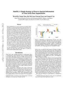 SimPSI: A Simple Strategy to Preserve Spectral Information in Time Series Data Augmentation