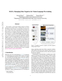 MAFA: Managing False Negatives for Vision-Language Pre-training