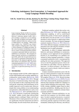 Unlocking Anticipatory Text Generation: A Constrained Approach for Large
  Language Models Decoding