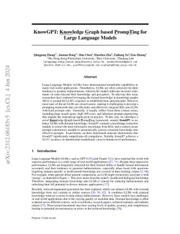 KnowGPT: Knowledge Graph based Prompting for Large Language Models