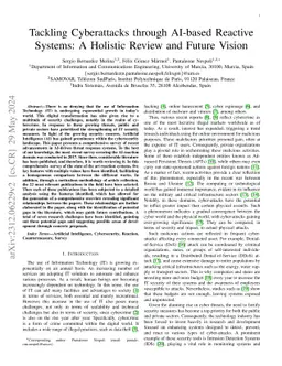 Tackling Cyberattacks through AI-based Reactive Systems: A Holistic
  Review and Future Vision